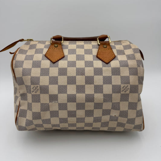 Le Speedy 25 Damier Azur