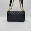 Chanel Boy Noir – Cuir de Veau – Bijouterie Dorée