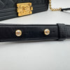 Chanel Boy Noir – Cuir de Veau – Bijouterie Dorée