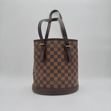 Le Sac Seau Marais Damier Ébène PM