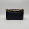 Chanel Boy Noir – Cuir de Veau – Bijouterie Dorée