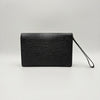 La Pochette Épi Noir avec Dragonne