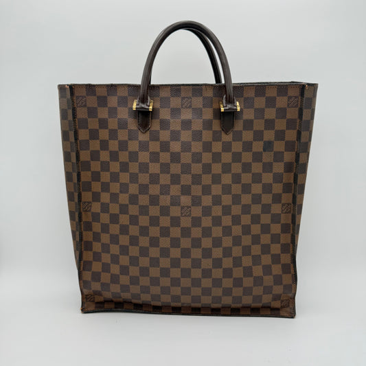 Le Sac Plat Damier Ébène