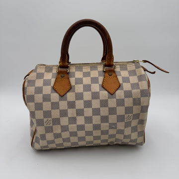 Le Speedy 25 Damier Azur