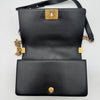 Chanel Boy Noir – Cuir de Veau – Bijouterie Dorée