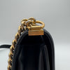 Chanel Boy Noir – Cuir de Veau – Bijouterie Dorée