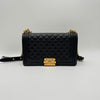 Chanel Boy Noir – Cuir de Veau – Bijouterie Dorée