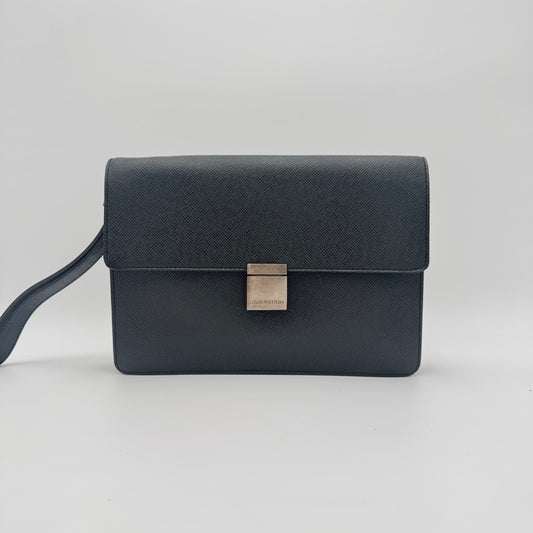 La Pochette Main Taïga Noir
